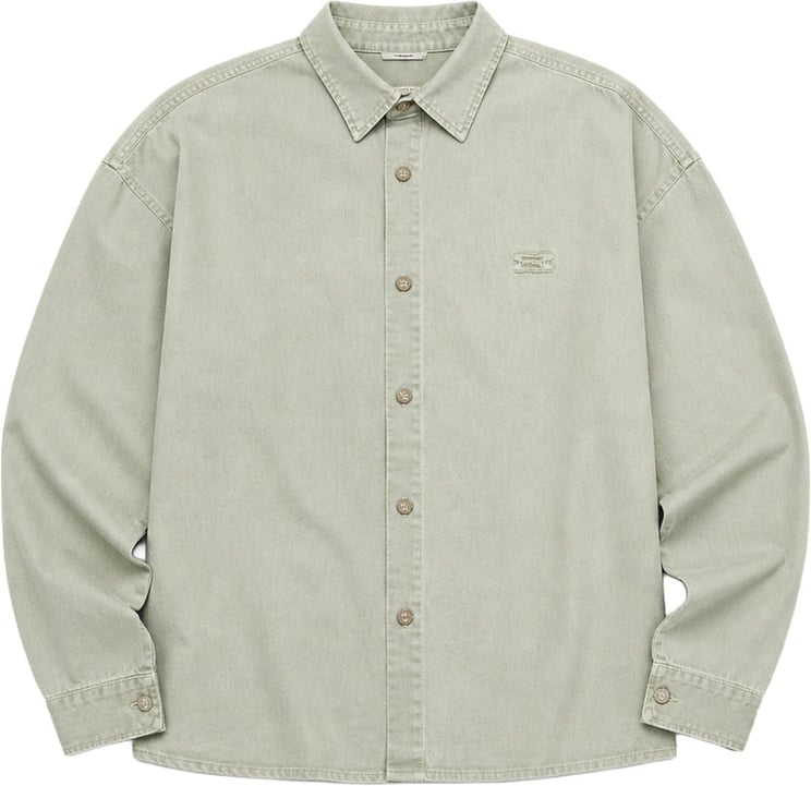 Mansour Denim Overshirt Sage