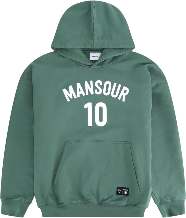 Mansour Striped Hoodie Sea Pine