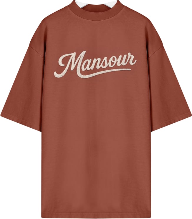 Mansour Swoosh T-shirt Cedar Wood