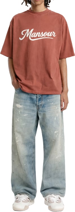 Mansour Swoosh T-shirt Cedar Wood