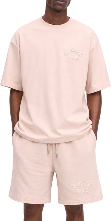 Mansour Paris College Short Dusty Pink