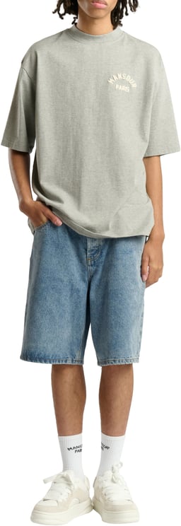 Mansour Paris College T-shirt Heather Grey
