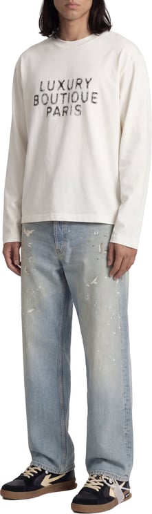 Mansour Luxury Boutique Longsleeve Vintage White