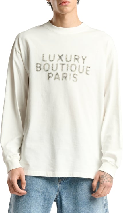 Mansour Luxury Boutique Longsleeve Vintage White