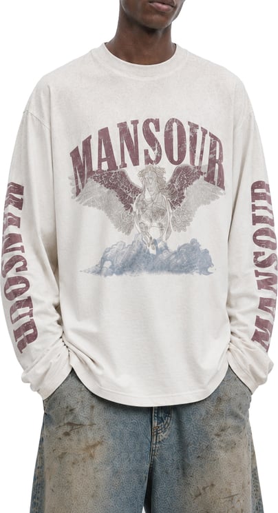 Mansour Cloud Runner Longsleeve Dusty White