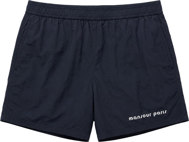 Mansour Logo Swimshort Navy