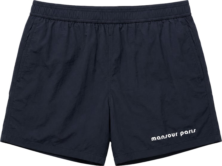 Mansour Logo Swimshort Black