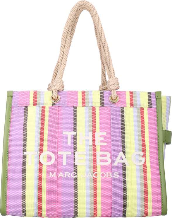 Marc Jacobs The Large Tote Stripe Purple Muti