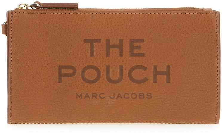 Marc Jacobs Marc Jacobs Brown leather clutch