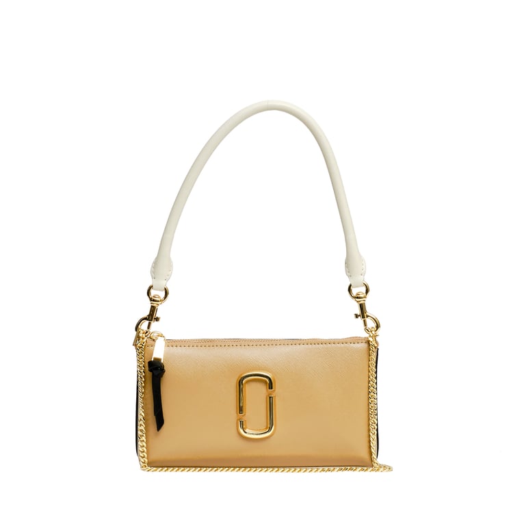 Marc Jacobs Convertible Rectangular Shoulder Bag in Textured Saffiano Leather