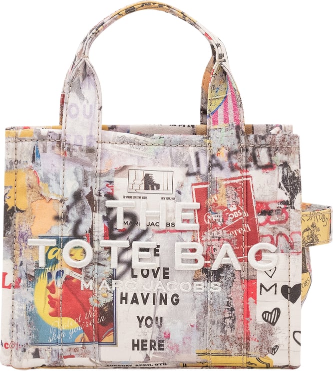 Marc Jacobs The Small Tote Bag con Stampa Grafica
