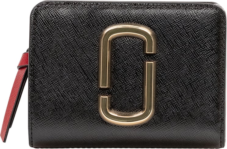 Marc Jacobs The Mini Compact Wallet con Placca Logo