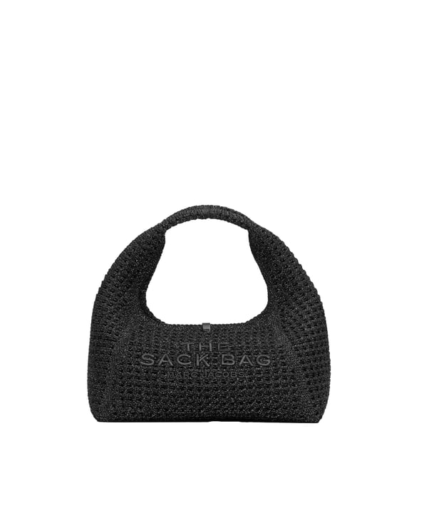 Marc Jacobs Intricately Crocheted Sack Bag with Shimmering Lurex