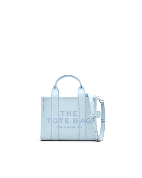 Marc Jacobs Cloud Blue Small Full Grain Leather Tote Bag
