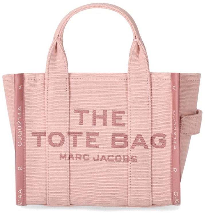 Marc Jacobs MARC JACOBS THE JACQUARD SMALL TOTE ROSE HANDBAG