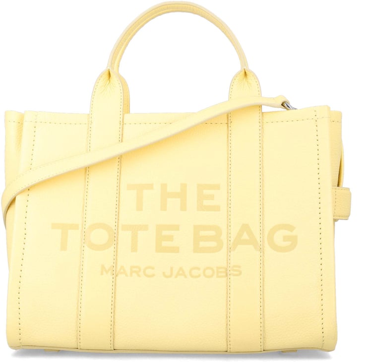 Marc Jacobs The Medium Tote Leather Custard