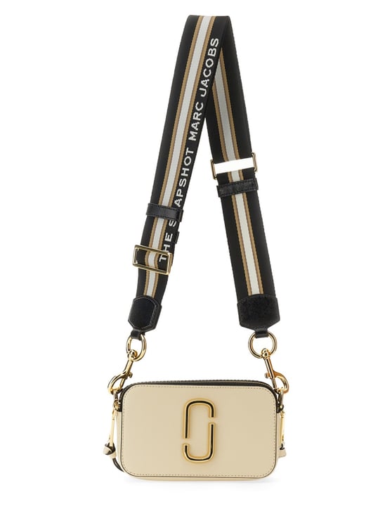 Marc Jacobs Neutrals The Snapshot Double-J Leather Shoulder Bag