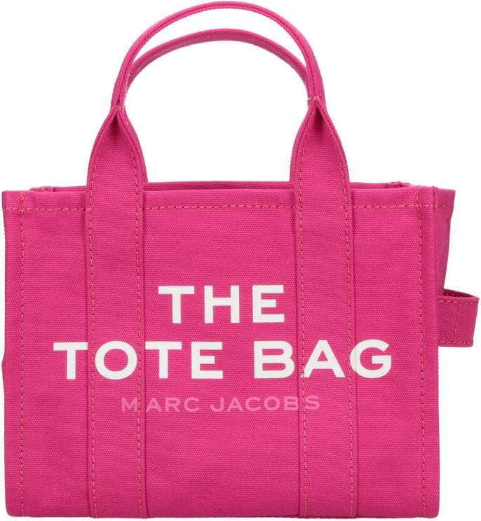 Marc Jacobs Fuchsia Small Cotton Tote Bag
