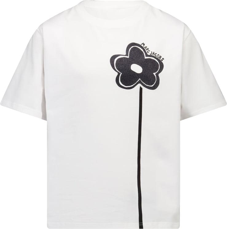 Marc Jacobs Marc Jacobs Kinder Meisjes T-Shirt In Wit