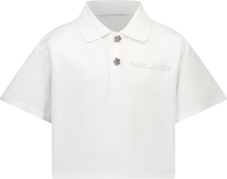 Marc Jacobs Marc Jacobs Kinder Meisjes Polo In Wit