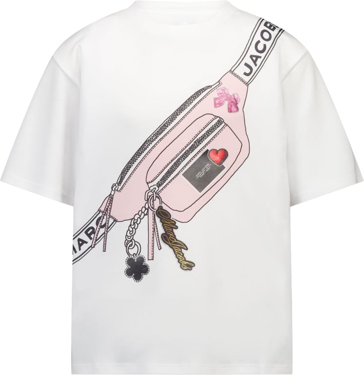 Marc Jacobs Marc Jacobs Kinder Meisjes T-Shirt In Wit