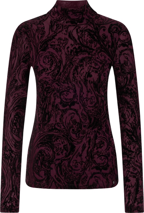 Marc Cain Marccain T-shirt T-shirts Bordeaux Bc 48.12 J36