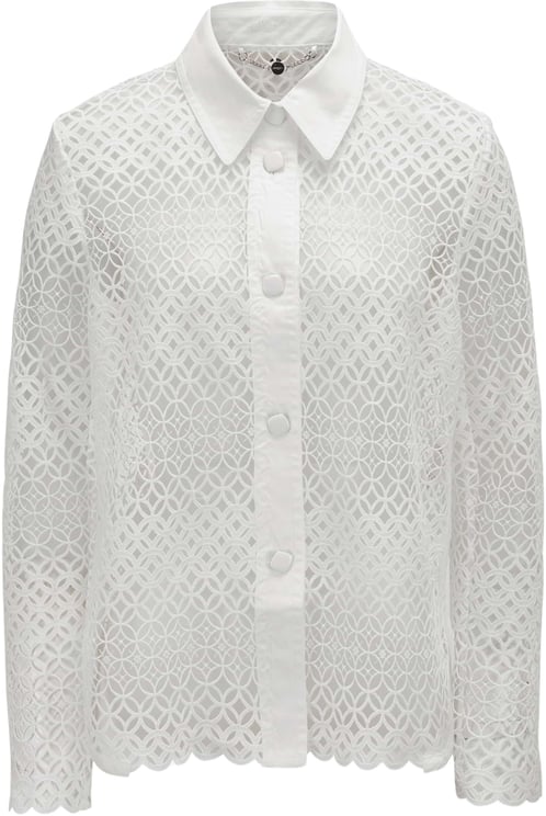 Marc Cain Marccain Blouses Wit Yc 51.48 W63