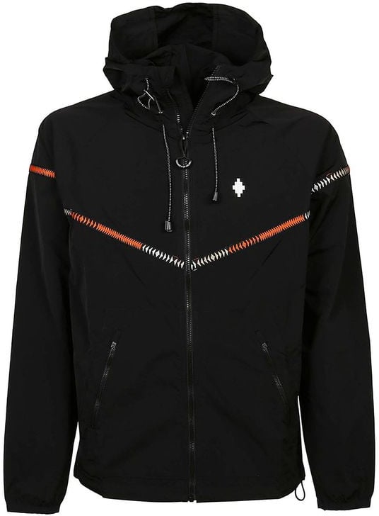 Marcelo Burlon Marcelo Burlon Black Polyamide Shell Jacket