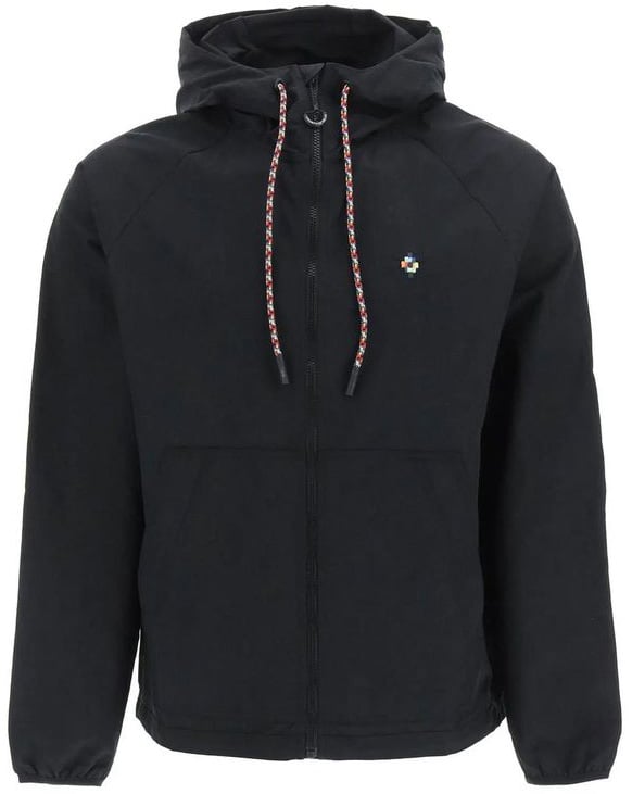Marcelo Burlon Marcelo Burlon Black Polyamide Shell Jacket