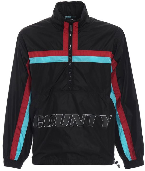 Marcelo Burlon Marcelo Burlon Black Polyamide Shell Jacket