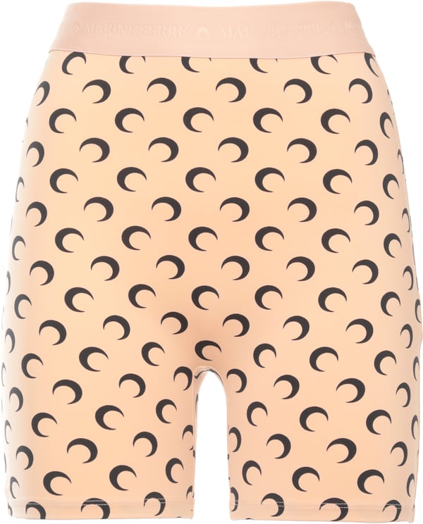 Marine Serre Shorts Beige