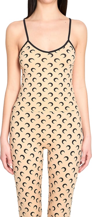 Marine Serre Moon printed jersey top