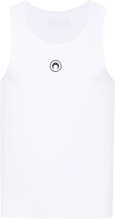 Marine Serre Top Bianco