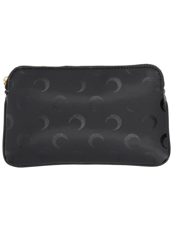 Marine Serre Moon Crescent Pattern Leather Wallet