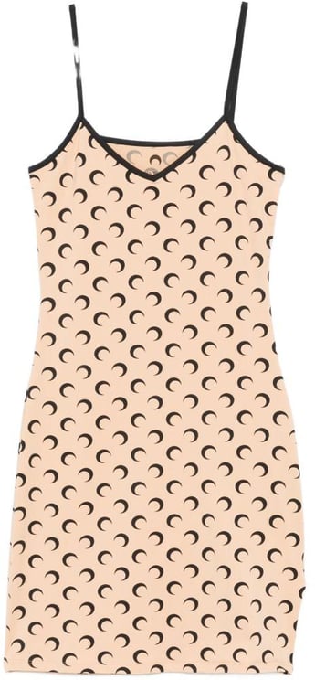 Marine Serre Dresses Beige