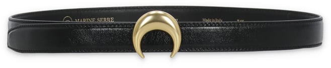 Marine Serre Belts Black
