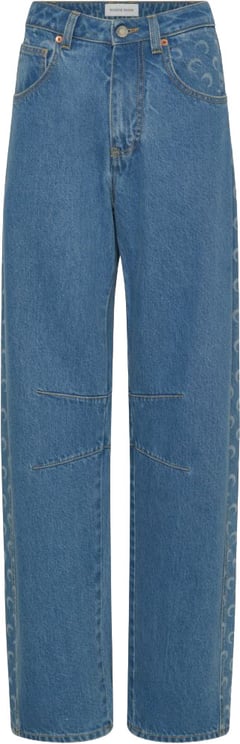 Marine Serre Jeans Azzurro