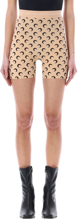 Marine Serre Ciclista Moon Marrone