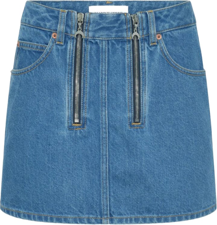 Marine Serre Skirts Azzurro