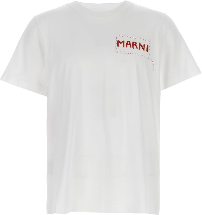 Marni Marni White Cotton T-Shirt