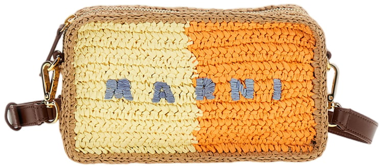 Marni Yellow Orange Seaside Camera Bag