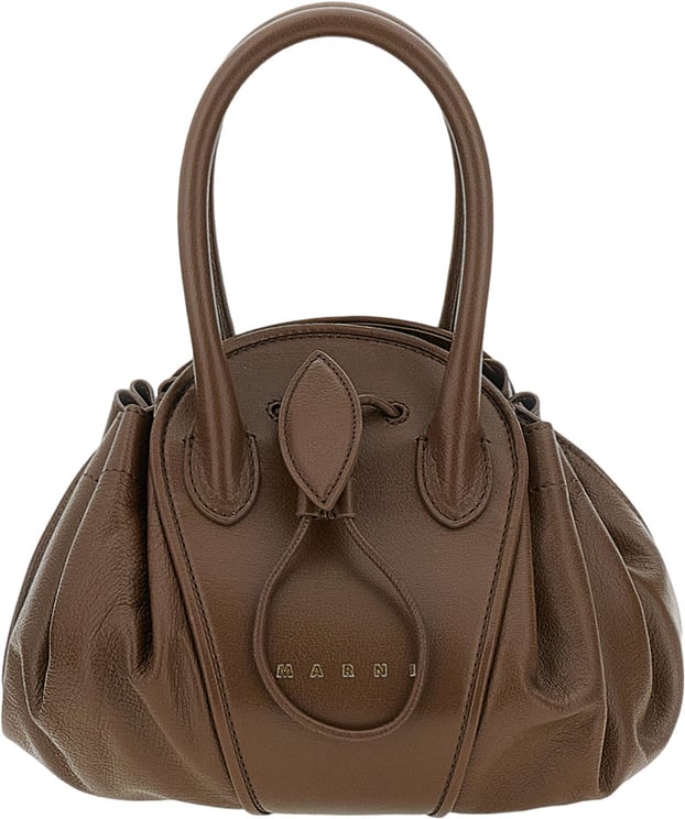 Marni Brandy Tulipea Small Leather Bag
