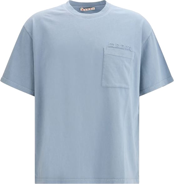 Marni Marni Blue Cotton T-Shirt