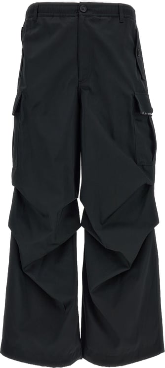 Marni Black Cargo Taffeta Trousers