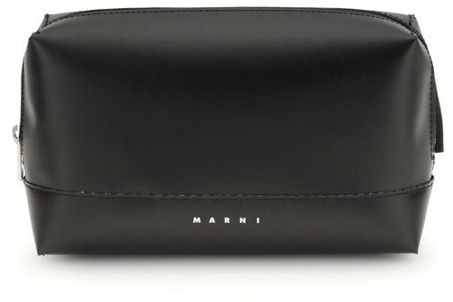 Marni Marni Black Calf Leather Bos Taurus Shoulder Bag