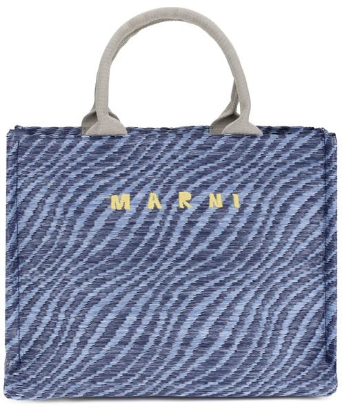 Marni Marni Blue Fabric Shoulder Bag