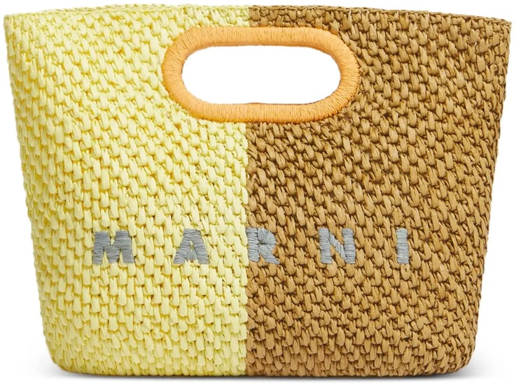 Marni Clutch Yellow/brown