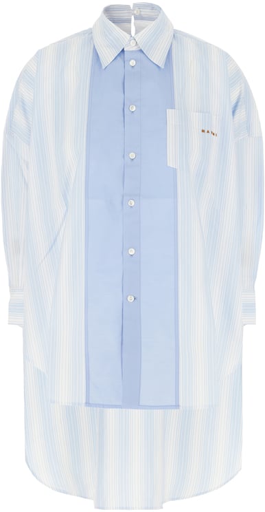Marni Marni Printed poplin shirt