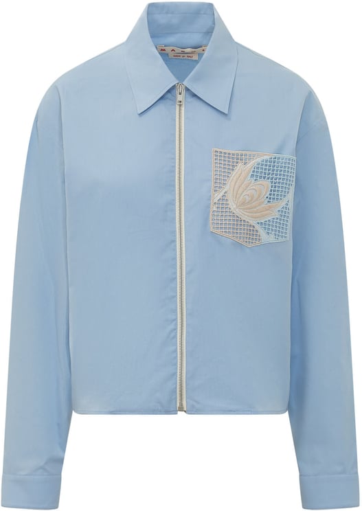 Marni Camicia Oversize con Tasca