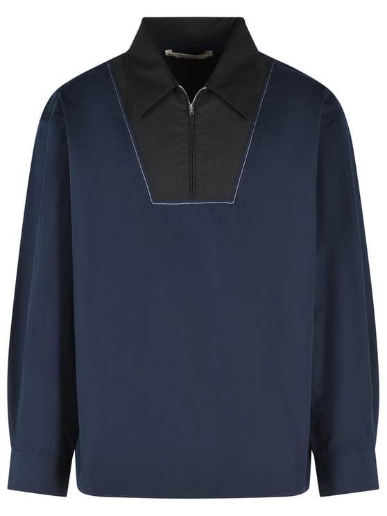 Marni Blue Cotton Shirt